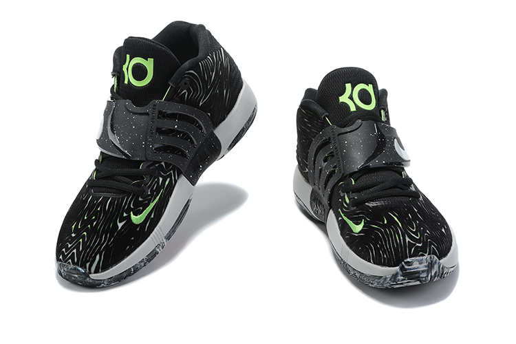2021 Men Nike Kevin Durant 14 Black Green White Shoes